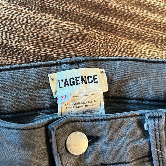 🎀 L’AGENCE 31 grey high rise skinny jeans - Picture 4 of 8